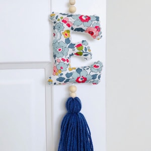 Liberty Fabric  Hanging Decoration | Liberty Fabric Nursery Decor | Kids Room Wall Hanging | Handmade Gift