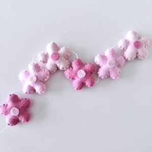 Flower garland. Summer. Summer decorations. Strawberry hanging decoration. Kids decor.