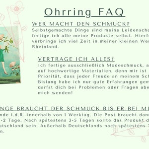 elegante Ohrringe, hängende Ohrringe silber farben, Cabochon Ohrringe, Ohrringe Perlmutt, ausgefallene Geschenke für Frauen, Resin Ohrringe Bild 9