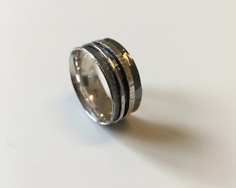 Forged Silver Ring