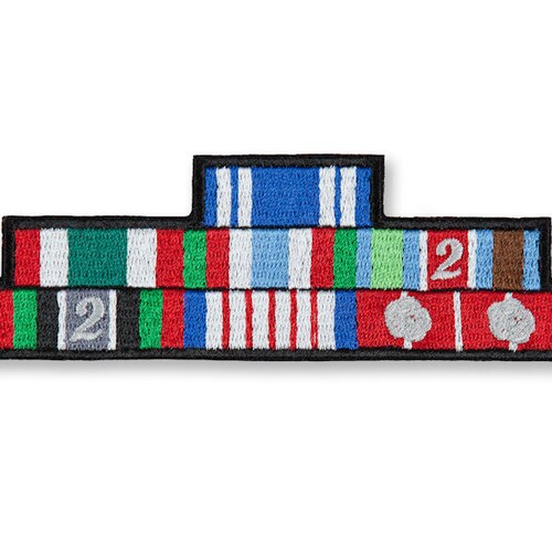 Medal Ribbons Patch Turn Your Military Medal Ribbons Into an Etsy