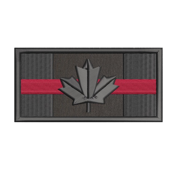 Mr. Patches Canada Flag Patch Set - Iron-On/Sew-On Embroidered Patches for Jackets, Backpacks, Hats, 3.5 x 2.5 in, 2 Pcs, Canadian Flag Design