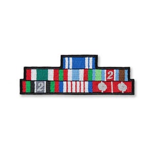 Medal Ribbons Patch | Turn your Military Medal Ribbons into an Embroidered Badge
