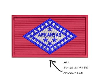 Gestickter US Flagge Aufnäher von CPGear | Entweder mit Hakenverschluss oder zum Aufbügeln