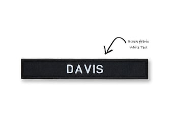 Nametapes (1x6&quot;) | With Hook Fastener backing & Your Custom Text