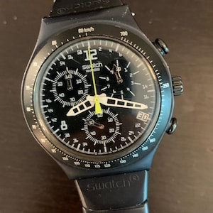 Men&#39;s Aluminum Swatch Irony &quot;Nowadays&quot; Chronograph  AG 1999