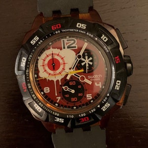 Swatch Chrono, Drip paint. SUKR100-5