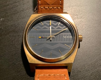 Men's Nixon The Time Teller Minimal Stainless Steel Watch