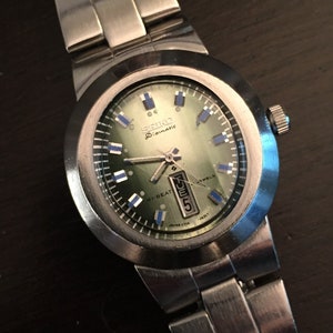 Ladies 1970&#39;s Seiko Diamatic HI-BEAT 21 Jewels Stainless Steel Watch