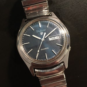 Vintage 1985 Pulsar by Seiko Y513-8159 Men&#39;s Watch