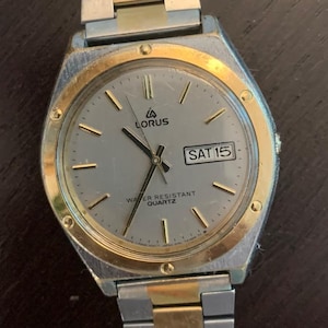 Men's Vintage Lorus Quartz Watch