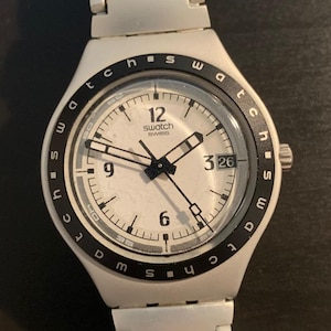Men&#39;s Aluminum Swatch Irony &quot;Sarcasm&quot; Chronograph AG 1999