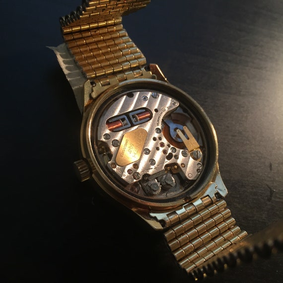 Vintage 1970s Zenith Movado Tuning Fork Watch - 70s Swiss ESA 9162
