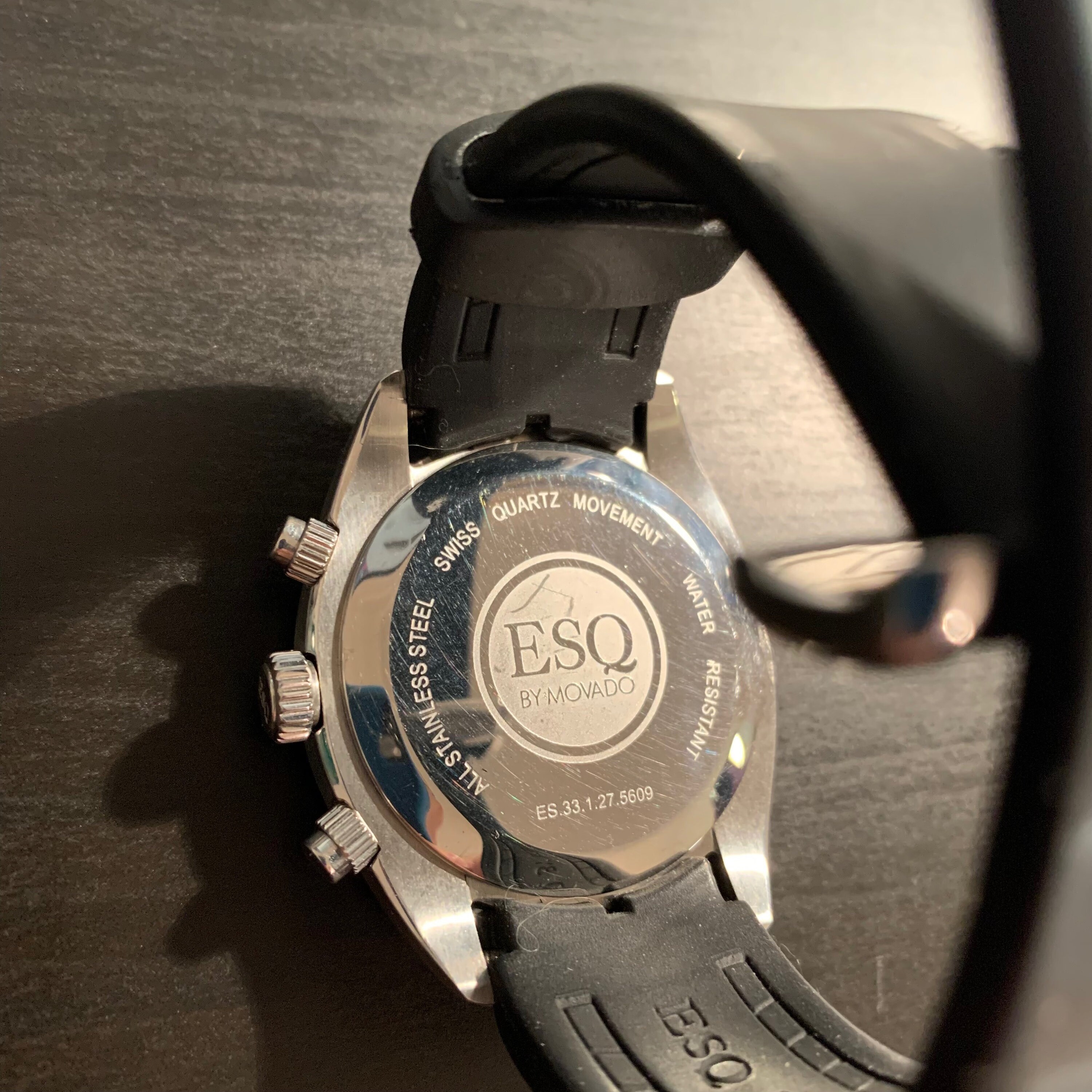 Men s ESQ MOVADO ES Men s Chronograph Swiss Watch Etsy Ireland