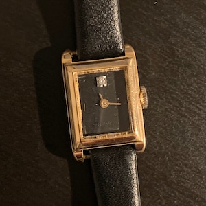 Vintage Ladies Wittnauer Diamond Dress Watch