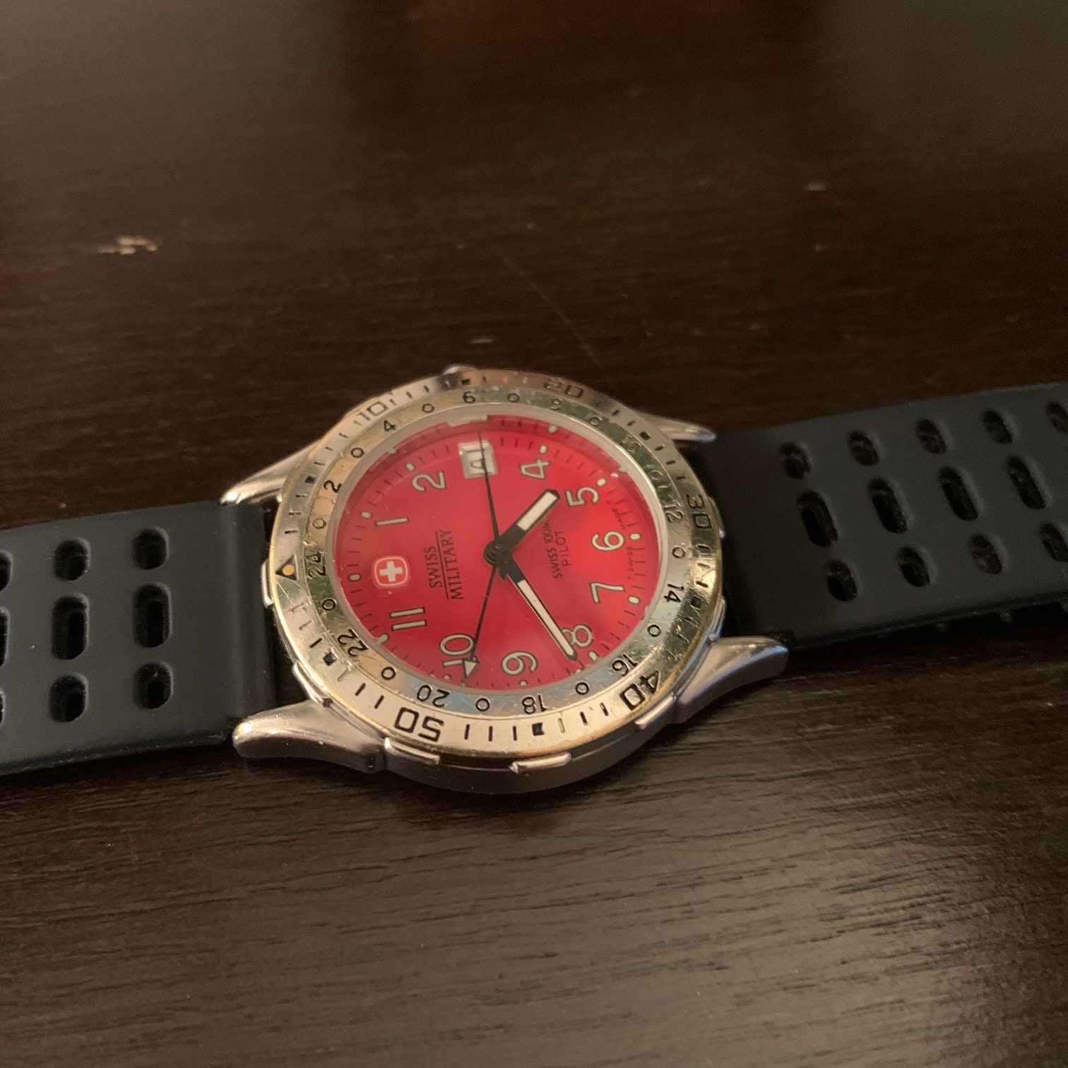 Men's Swiss Military Pilot Watch - Etsy