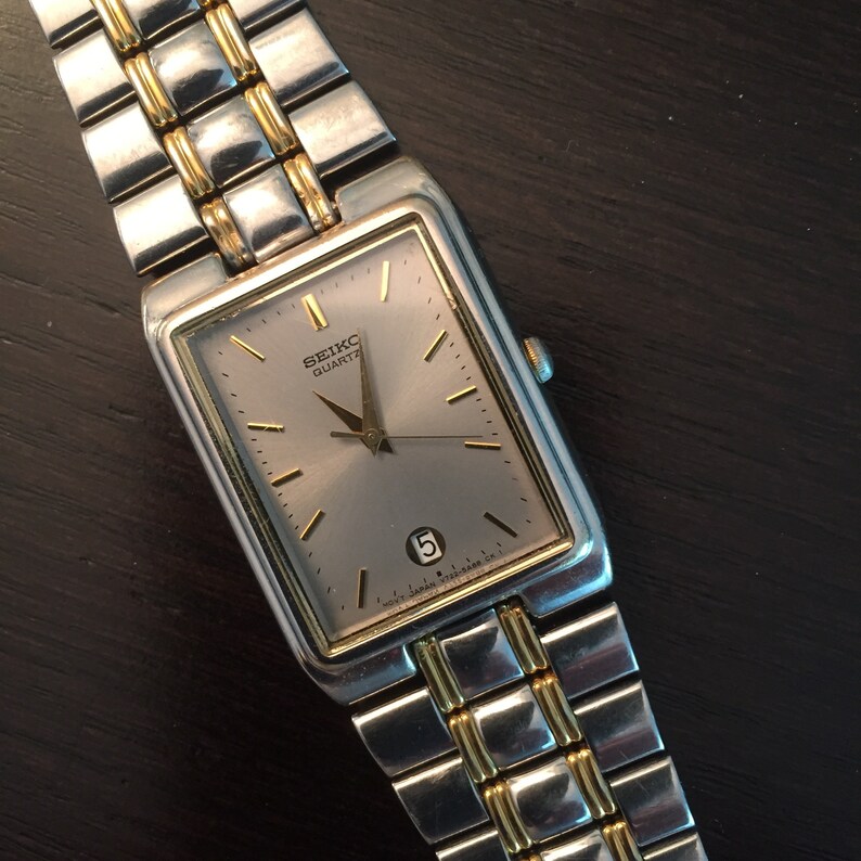 seiko men's rectangular watches