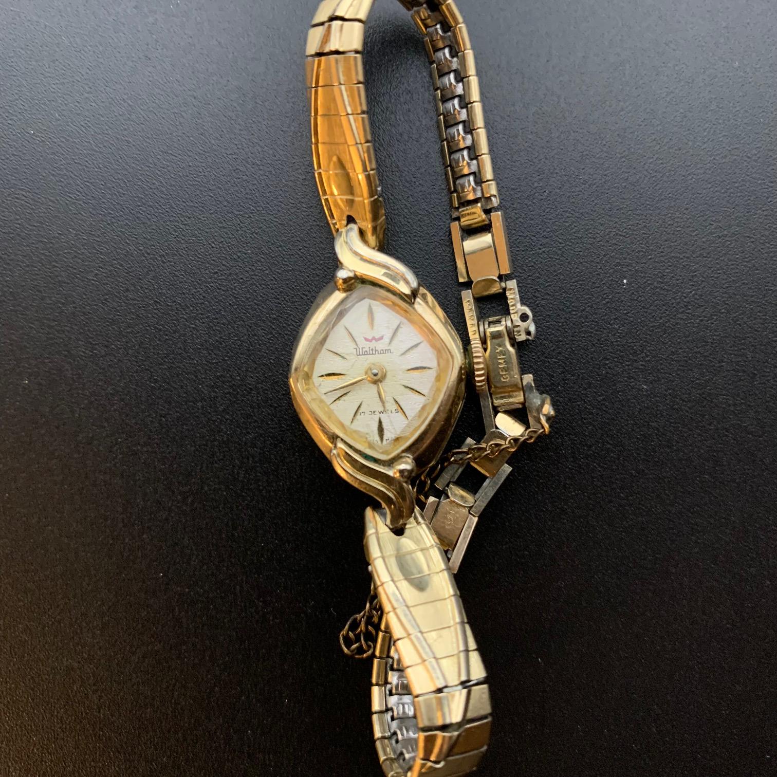 Ladies Waltham 10K RGP Mechanical 17 Jewel Dainty Watch - Etsy