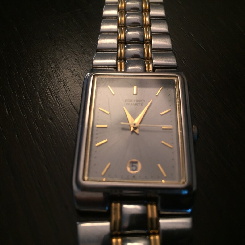 seiko men's rectangular watches