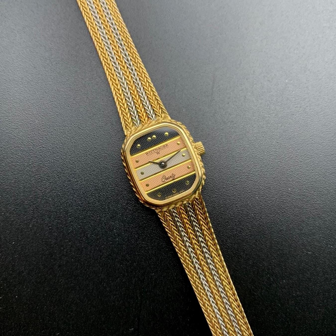 Working Vintage Wittnauer Ladies Watch Gold Tone Manual‎ Wind 16.5mm Fit 6.5\