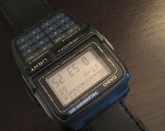 CASIO DBC-63 データバンク 腕時計 TELEMEMO 50 VINTAGE CASIO DIGITAL CALCULATOR WATCH TELEMEMO 50