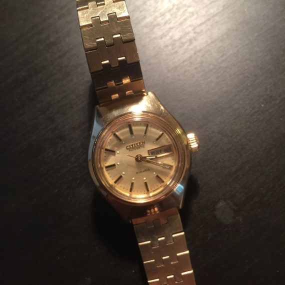 Vintage Citizen Ladies Automatic 21 Jewels Etsy