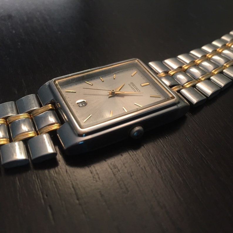 seiko men's rectangular watches
