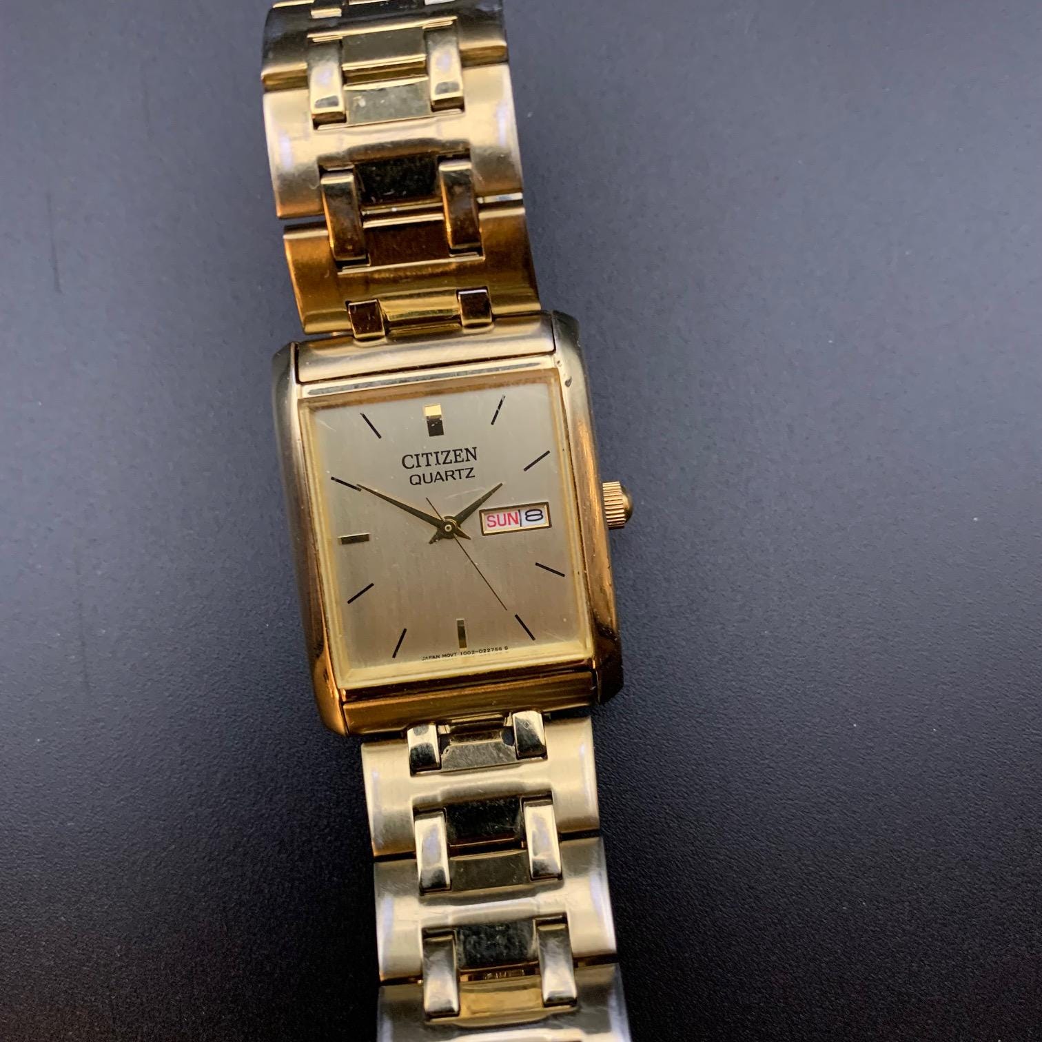 Men's 1980's Citizen Tank Watch - Etsy