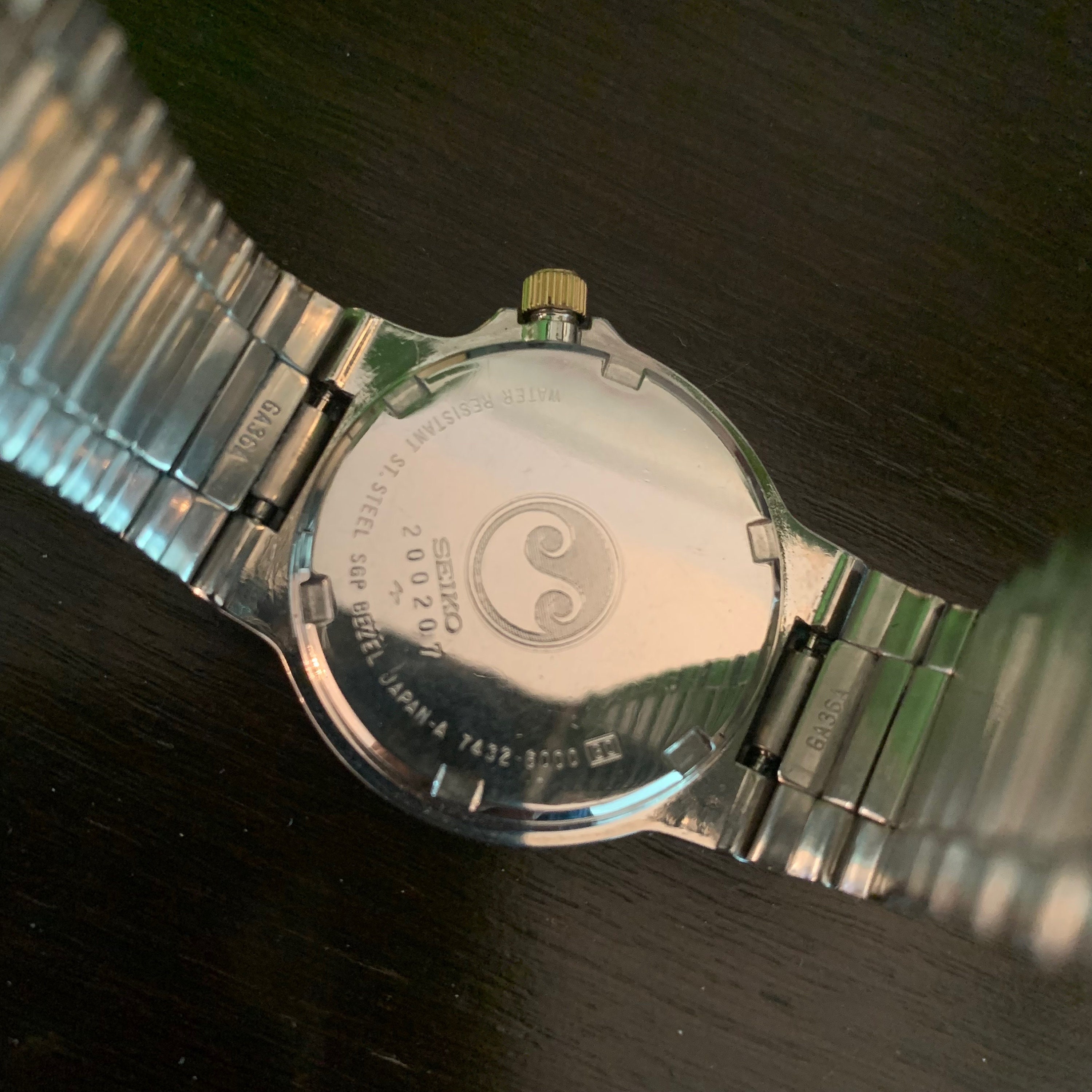 Seiko 'silver Wave' 7432-6000 Vintage C.1982 Daini Seikosha