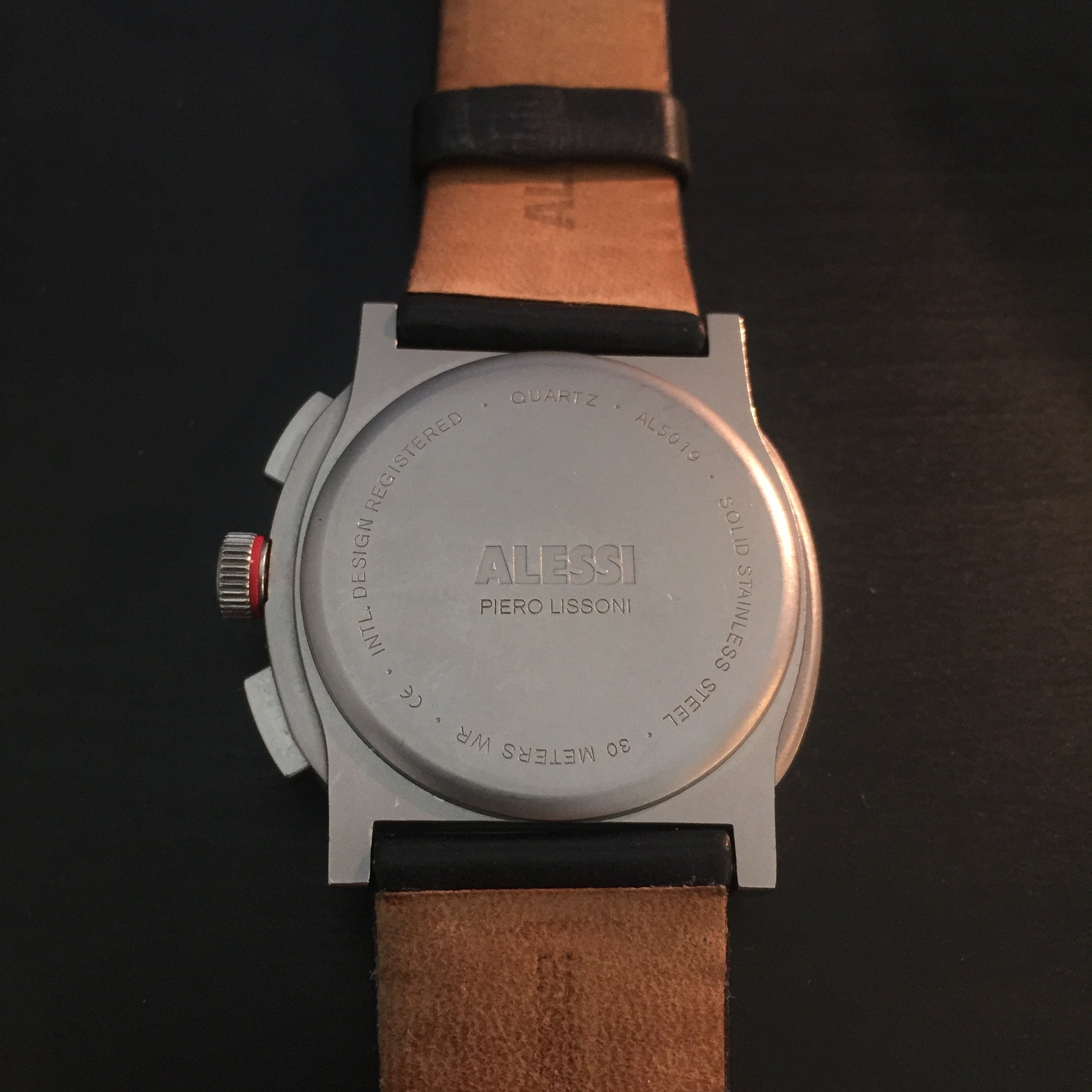 Alessi Men's AL5019 Tic Chronograph in Stainless Steel Mat