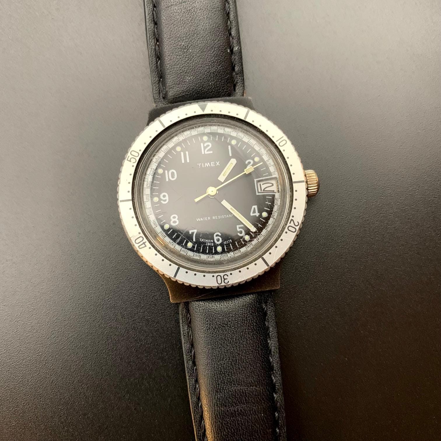 Men's 1970's Timex Marlin Diver Style Vintage Watch - Etsy
