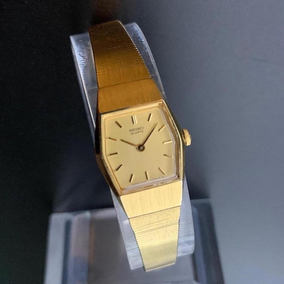 Ladies Seiko 1980s Vintage Gold Tone Dress Watch - Etsy