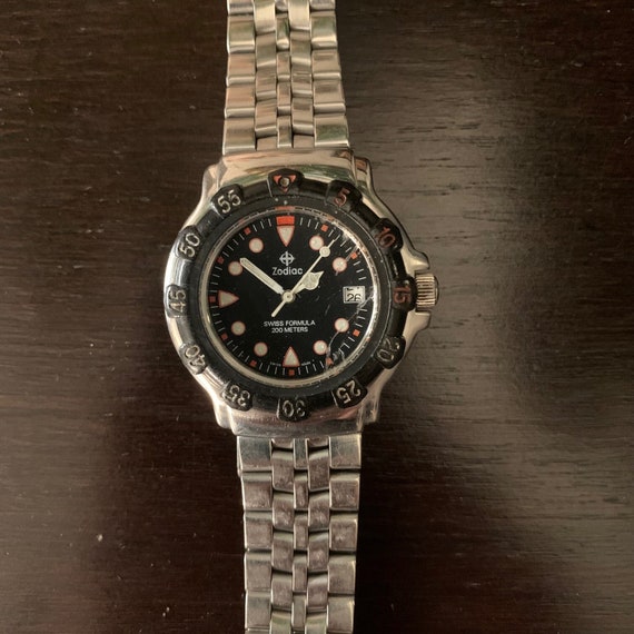 1980's ZODIAC Formula Divers Mid Sized Watch - Etsy