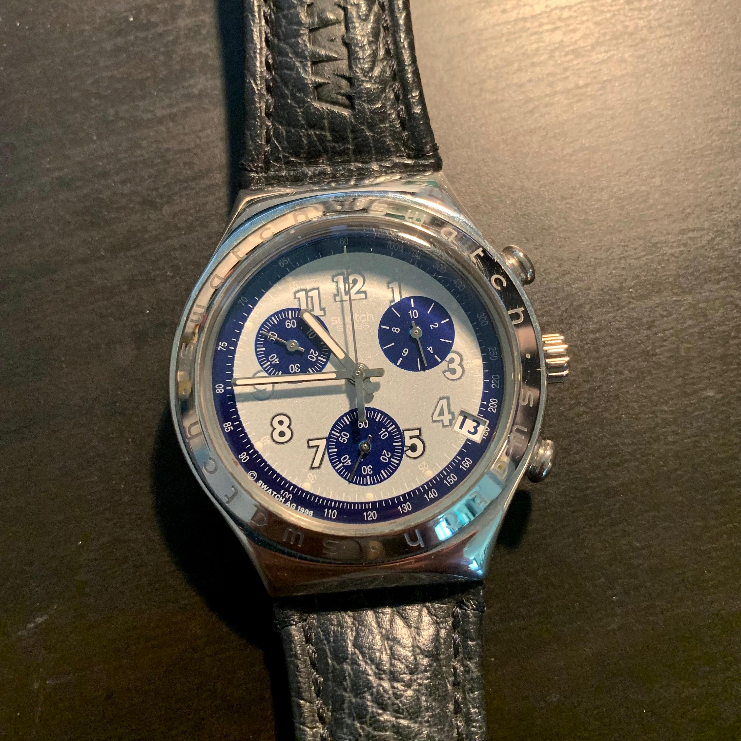 Vintage Swatch Irony Chronograph 