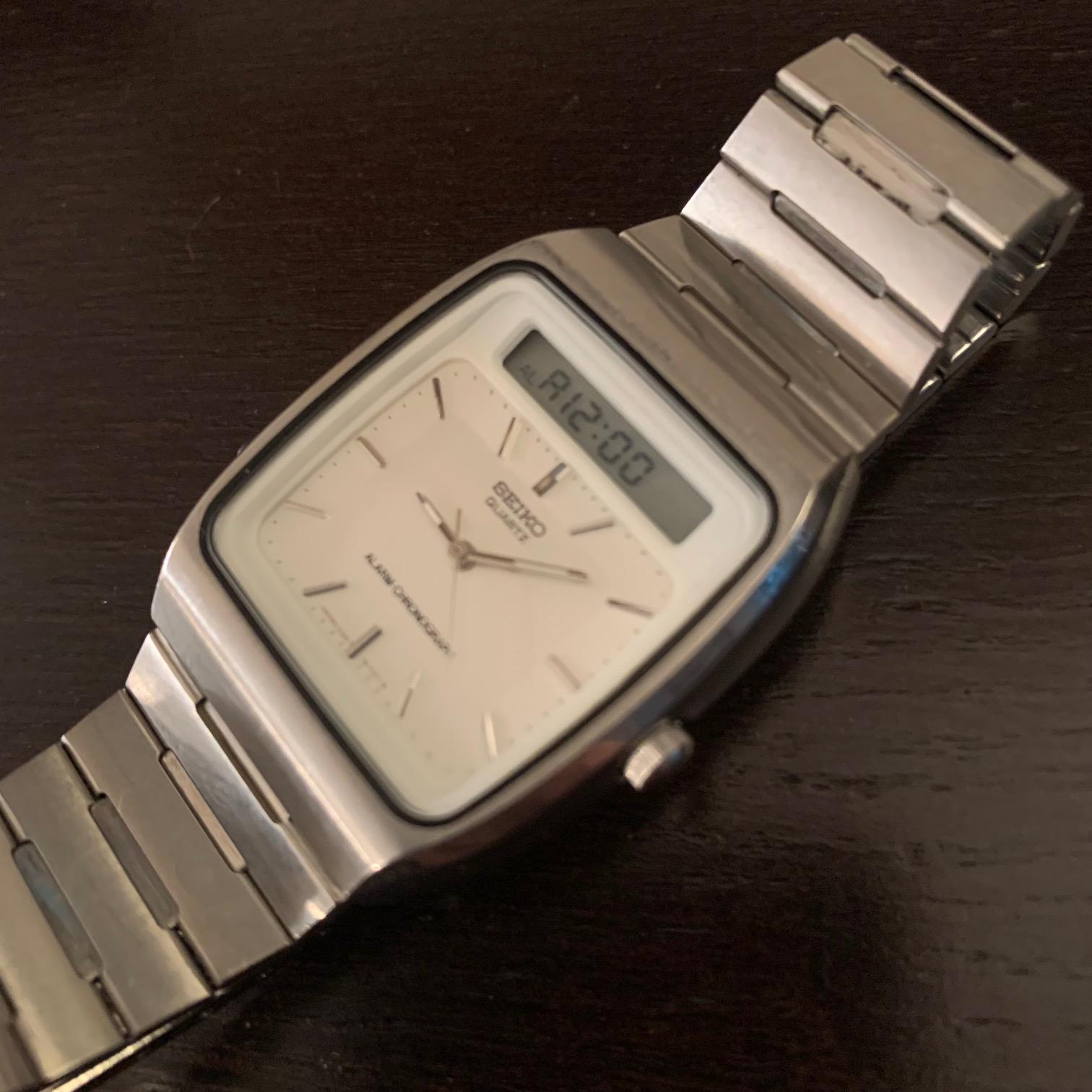 Men's Vintage Seiko Ana-digi Alarm Chronograph - Etsy