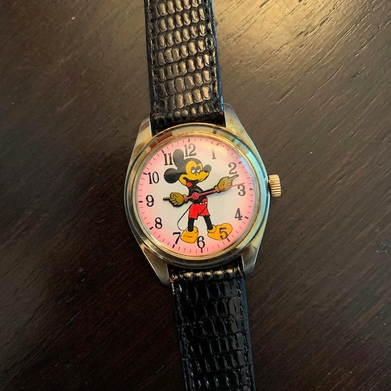 Mickey Mouse Mechanical Vintage Watch