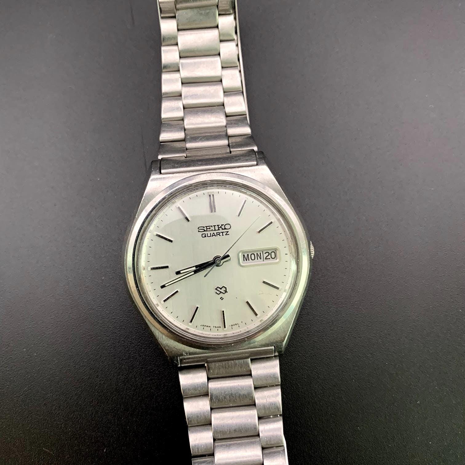 Vintage Seiko Sq - Etsy