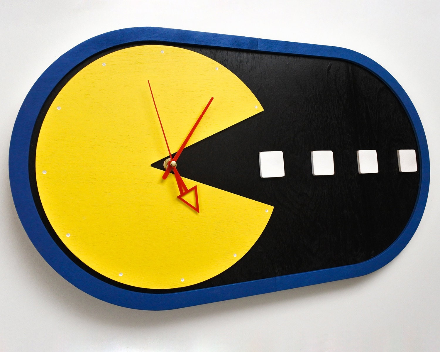 Retro Gaming Wall Clock Gaming Room Decor Large Retro Game Decoration ...