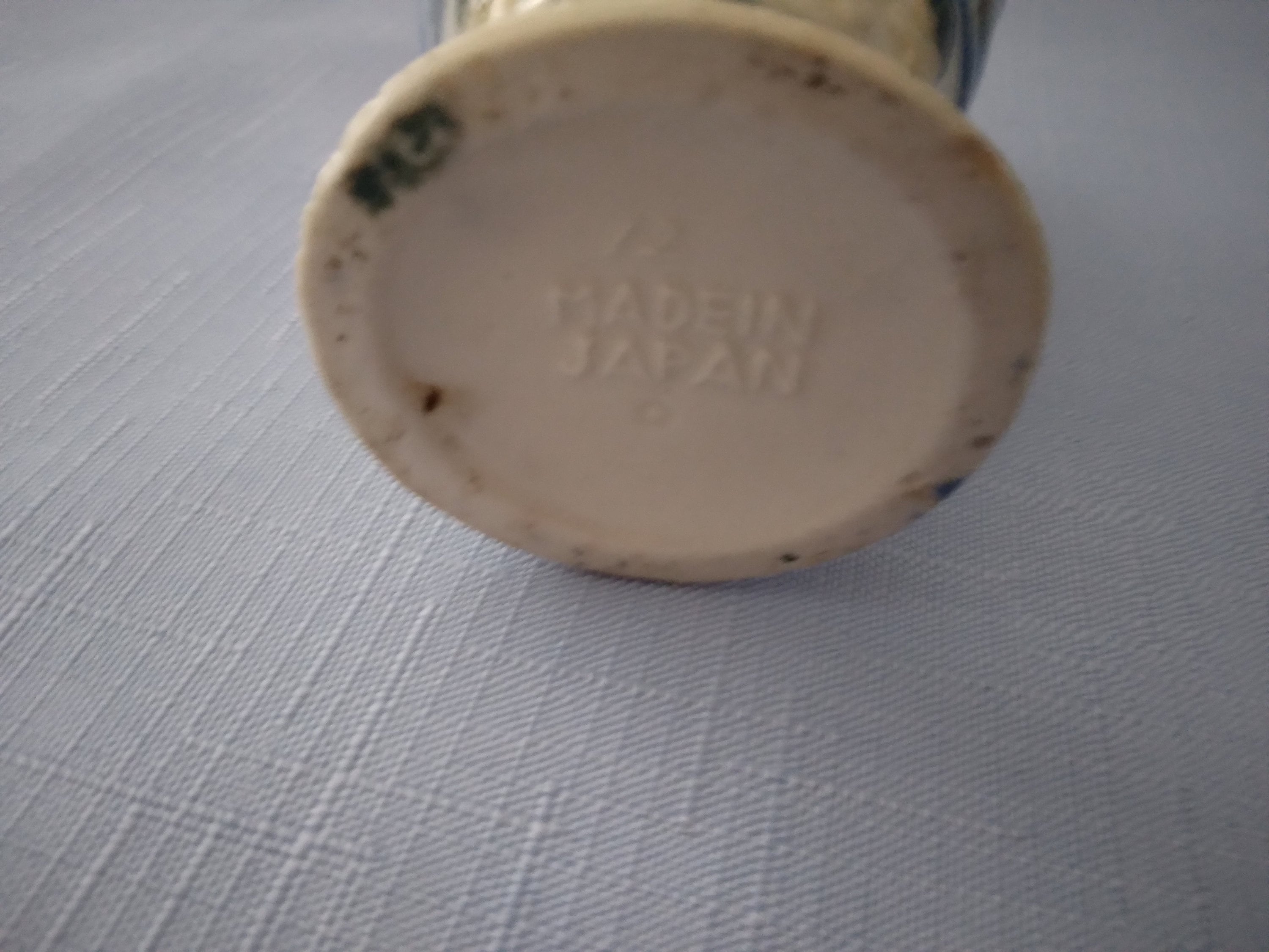 Vintage Small Blue Vases Made in Japan Etsy