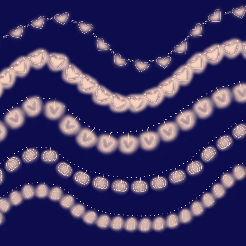 Procreate Digital Lights Brush Set - Etsy