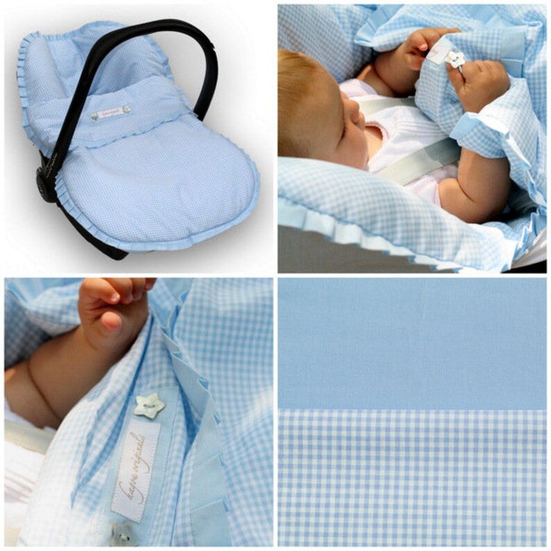 Cover for maxi cosi baby car seat & zipped-on blanket image 4