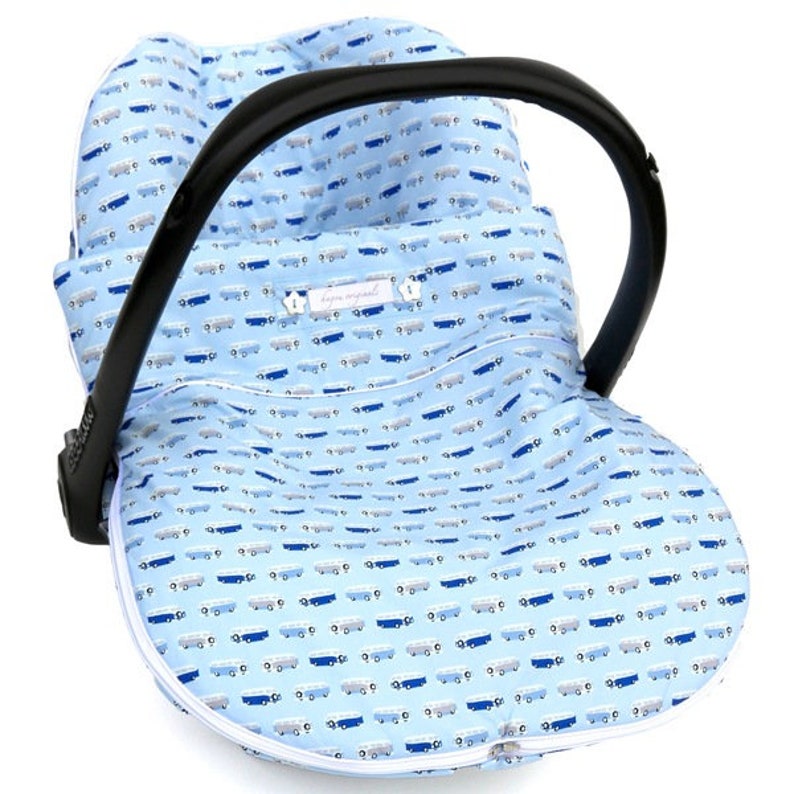 Cover for maxi cosi baby car seat & zipped-on blanket image 1