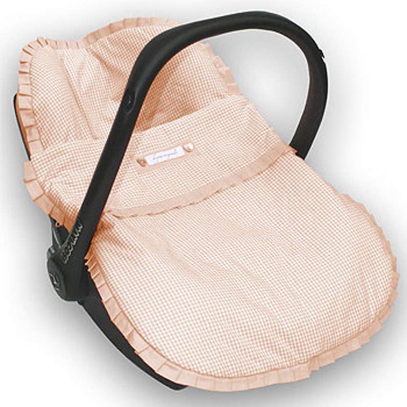 Cover for maxi cosi baby car seat & zipped-on blanket image 1