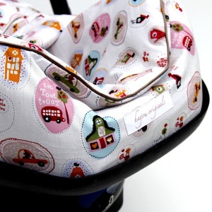 Cover for maxi cosi baby car seat & zipped-on blanket image 3