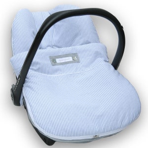 Cover for maxi cosi baby car seat & zipped-on blanket image 1