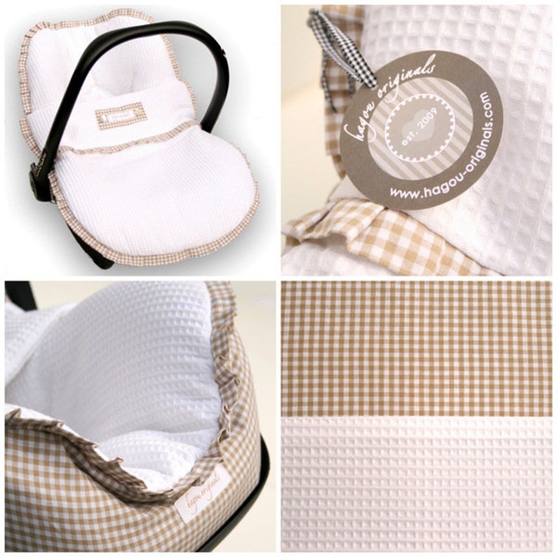 Cover for maxi cosi baby car seat & zipped-on blanket image 4