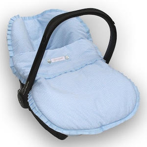 Cover for maxi cosi baby car seat & zipped-on blanket image 1