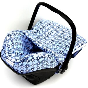 Cover for maxi cosi baby car seat & zipped-on blanket image 4