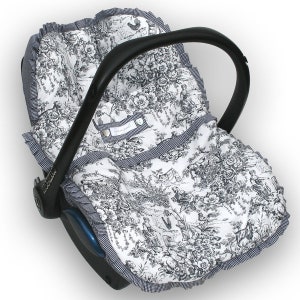 Cover for maxi cosi baby car seat & zipped-on blanket image 1