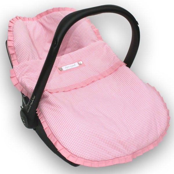 Cover for maxi cosi baby car seat & zipped-on blanket